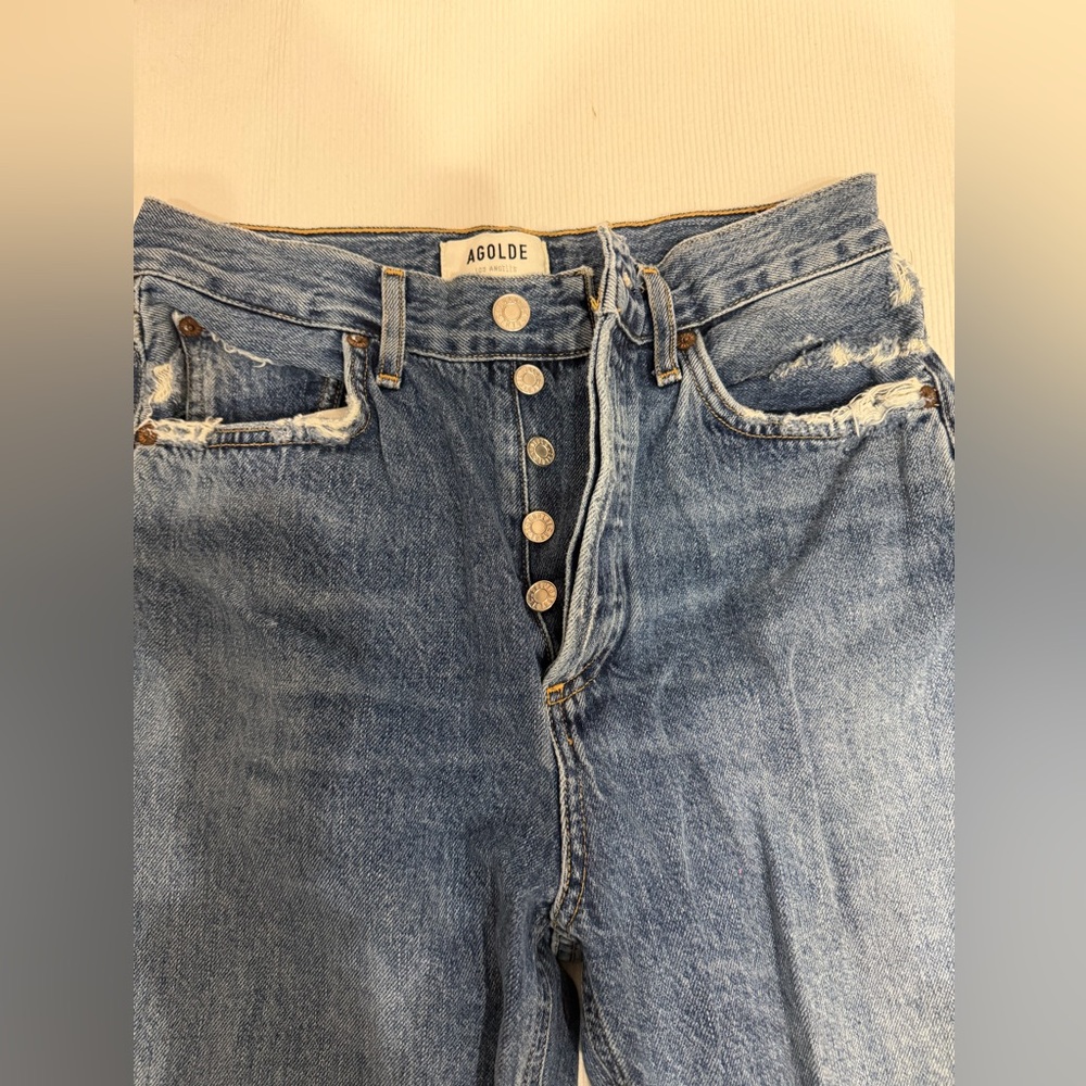 Agolde highrise Riley jeans cropped